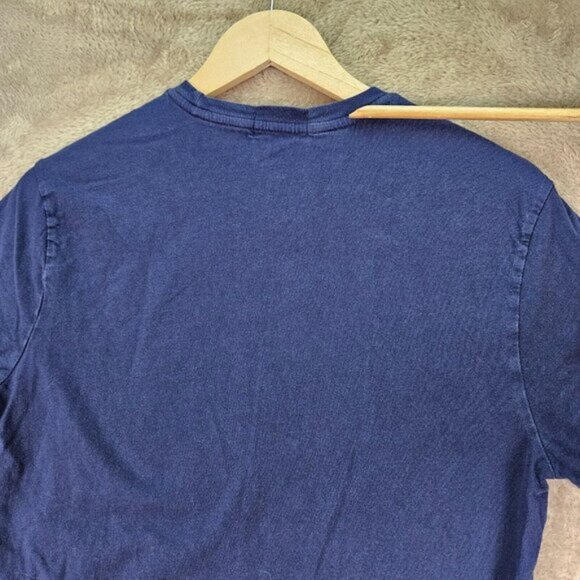 Polo Ralph Lauren 26/1 JERSEY-SSL-TSH Big Pony Logo Mens Size M Blue T-Shirt - Picture 3 of 11